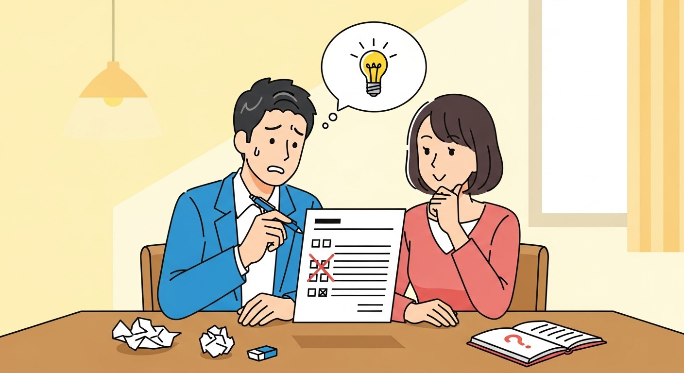 もしも書き損じたら？証人欄の「よくあるトラブル」と解決策