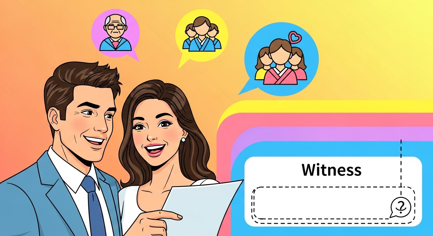 婚姻届の「証人」って誰にお願いする？一生の思い出にするための選び方
